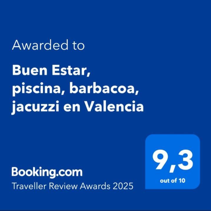 Buen Estar, Piscina, Barbacoa, Jacuzzi En Valencia Villa Turís Dış mekan fotoğraf